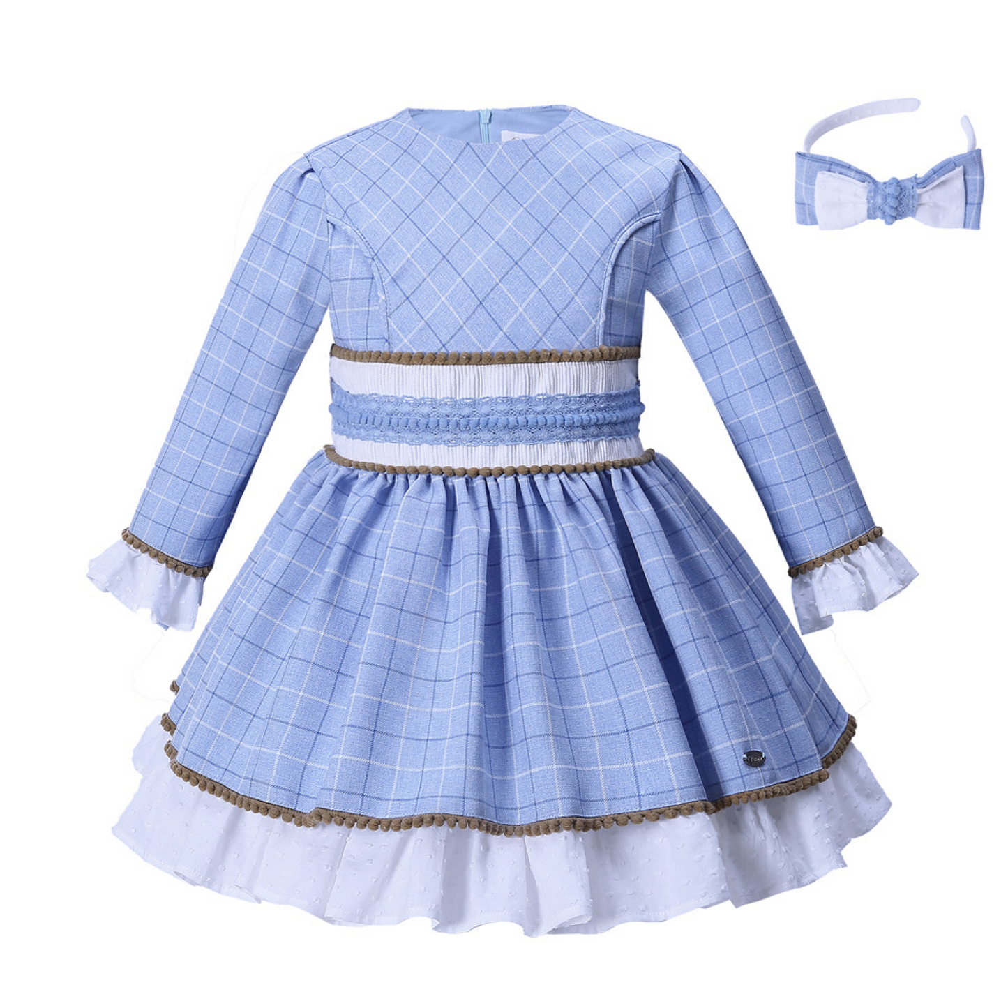 Abby’s Blue Platted Dress