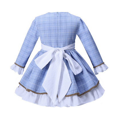 Abby’s Blue Platted Dress